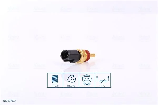 Sensor, coolant temperature NISSENS 207007