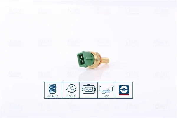 Sensor, temperatura do líquido de refrigeração NISSENS 207041