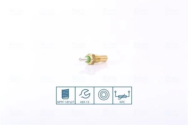 Sensor, temperatura do líquido de refrigeração NISSENS 207077