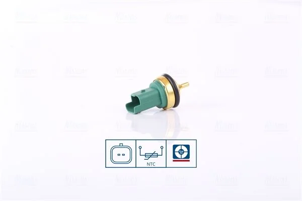 Sensor, temperatura do líquido de refrigeração NISSENS 207101