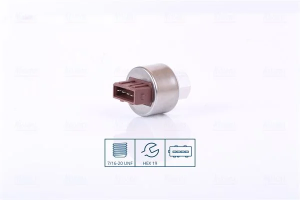 Pressure Switch, air conditioning NISSENS 301008