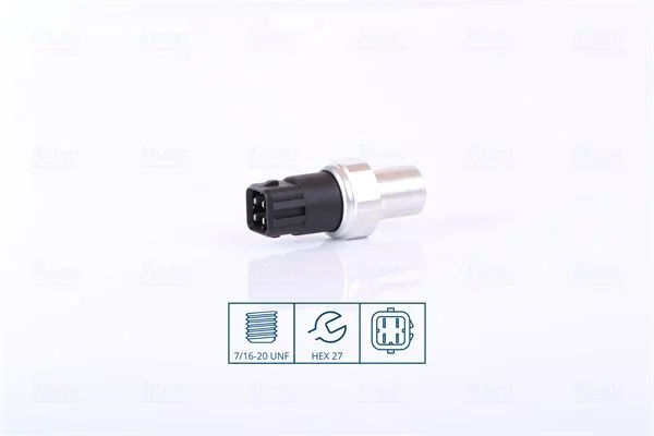 Pressure Switch, air conditioning NISSENS 301017