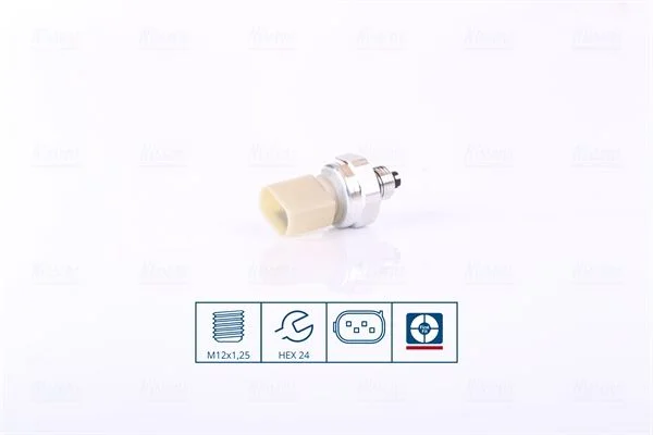 Pressure Switch, air conditioning NISSENS 301145