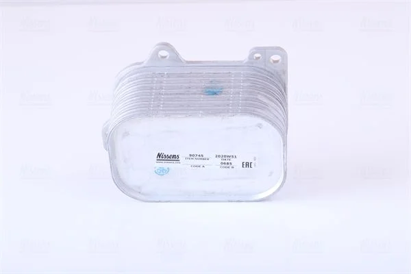 Arrefecedor de óleo, óleo do motor NISSENS 90745