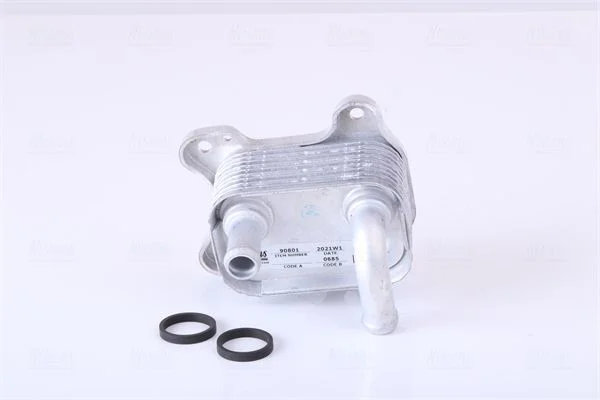 Oil Cooler, engine oil NISSENS 90801