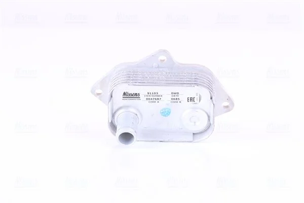 Oil Cooler, engine oil NISSENS 91103