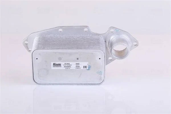Oil Cooler, engine oil NISSENS 91303