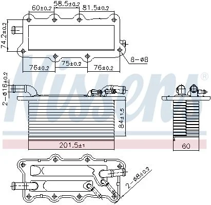 Intercooler NISSENS 96122