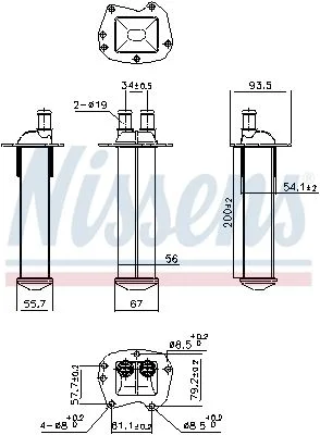 Intercooler NISSENS 961221