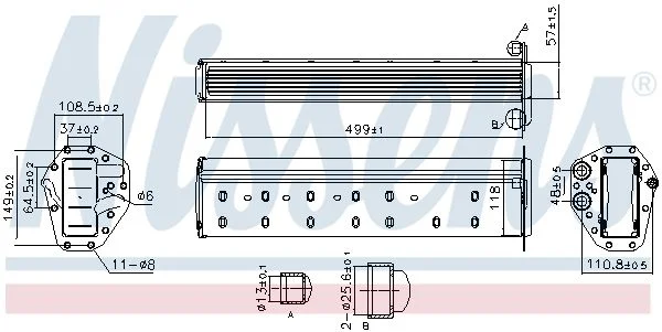 Intercooler NISSENS 961227