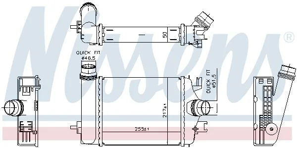 Intercooler NISSENS 961313