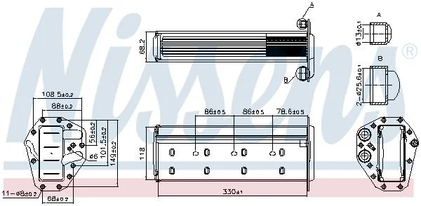 Intercooler NISSENS 961447