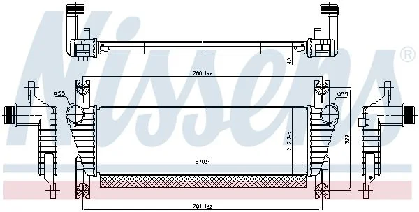Intercooler NISSENS 961581