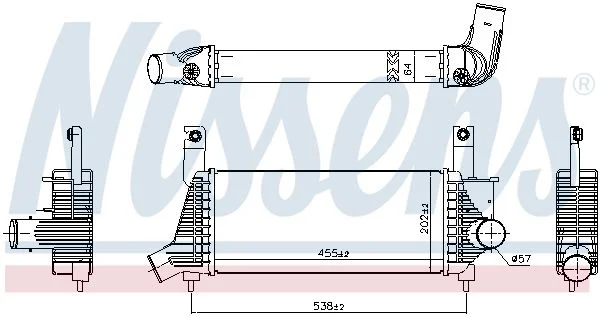 Intercooler NISSENS 961593