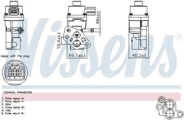 Válvula EGR NISSENS 98365