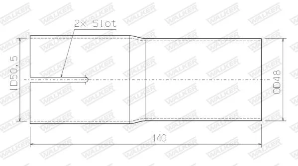 Exhaust Pipe WALKER 07108