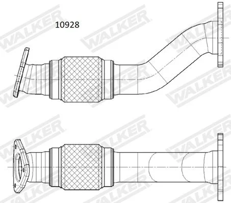 Exhaust Pipe WALKER 10928