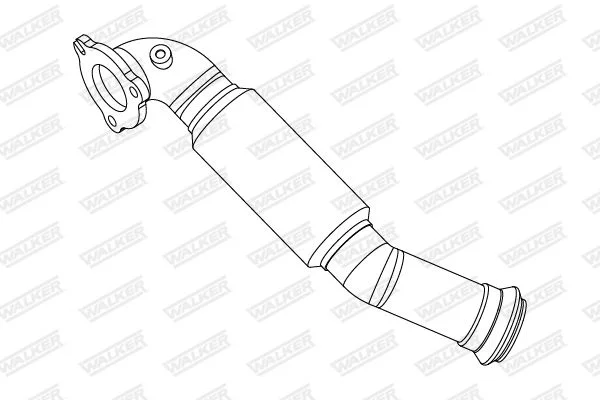Tubo Corrugado, sistema de escape WALKER 10962