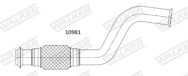 Tubo de Escape WALKER 10981