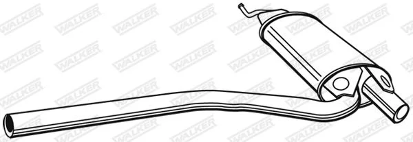 Centre Muffler WALKER 21190