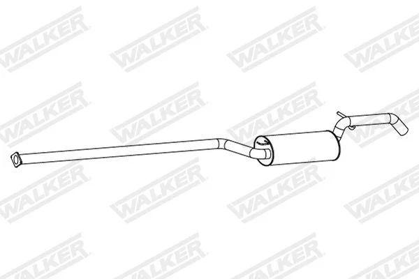 Rear Muffler WALKER 24342