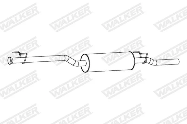 Rear Muffler WALKER 24500