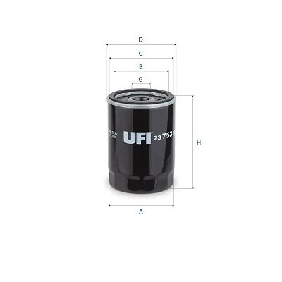 Filtro de Óleo UFI 23.753.00