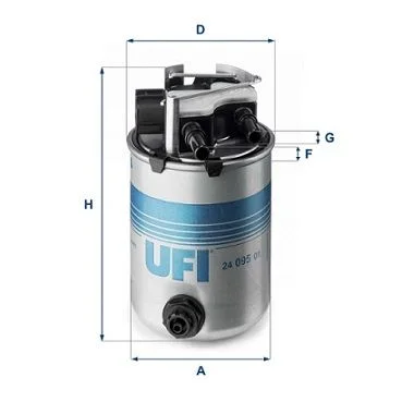 Kuro filtras UFI 24.095.01