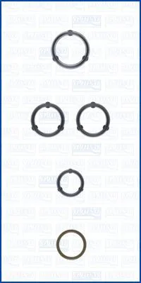 Gasket Set, oil cooler AJUSA 77005200