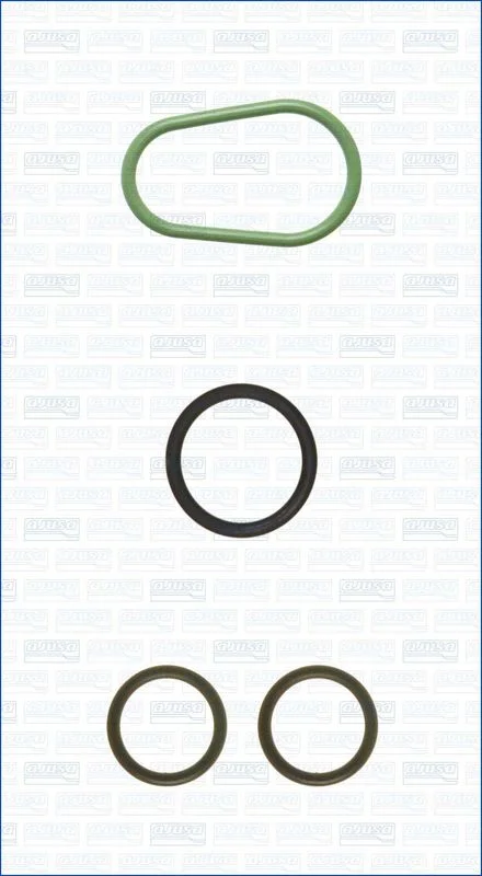 Gasket Set, oil cooler AJUSA 77019800
