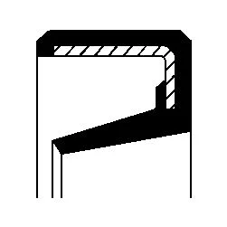 Anel de retenção, aro da roda CORTECO 01026187B