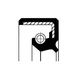 Anel de vedação, articulação da direção CORTECO 01027760B
