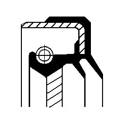 Shaft Seal, differential CORTECO 01027965B