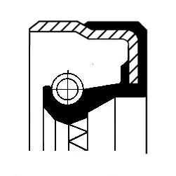 Shaft Seal, differential CORTECO 01033977B