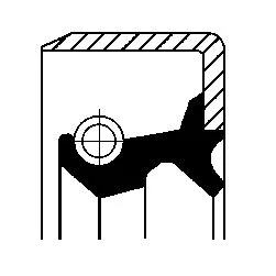 Shaft Seal, manual transmission CORTECO 12011281B