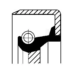 Shaft Seal, manual transmission CORTECO 12011306B