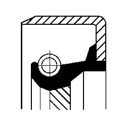 Shaft Seal, crankshaft CORTECO 12011464B