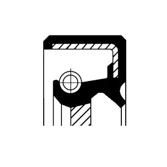 Vedação do eixo, cambota CORTECO 19026732B