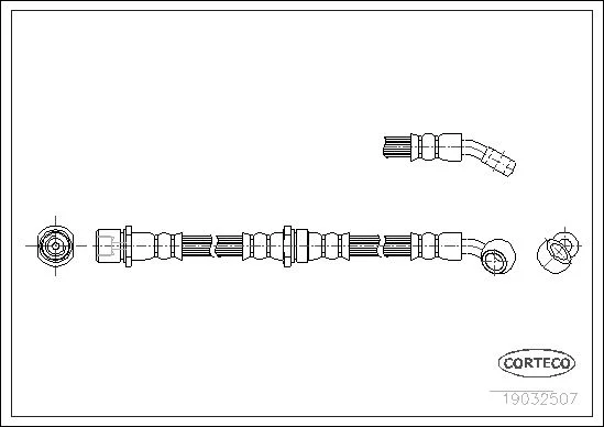 Brake Hose CORTECO 19032507