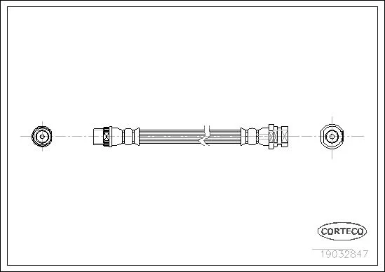 Brake Hose CORTECO 19032847