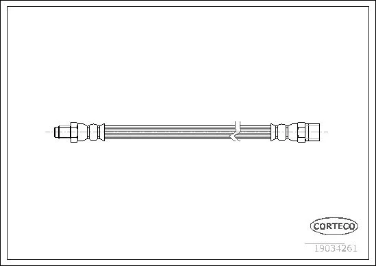 Brake Hose CORTECO 19034261