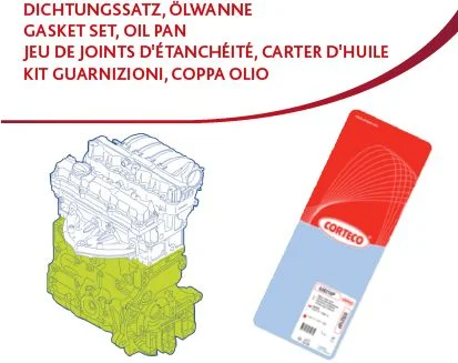Conjunto de Juntas, cárter do motor CORTECO 427095P