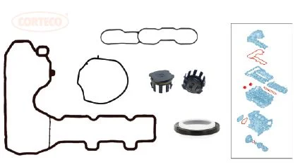 Gasket Kit, timing case CORTECO 49118900