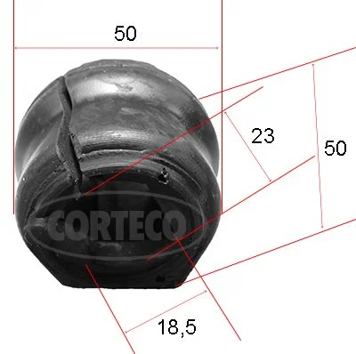 Suporte, barra estabilizadora CORTECO 49371890