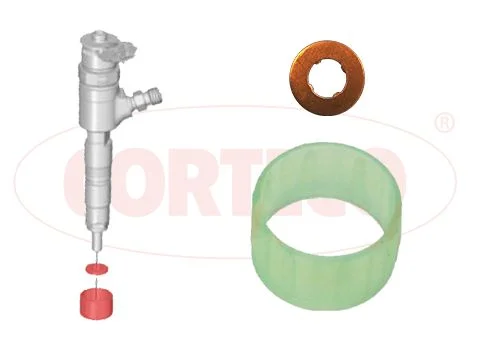 Conjunto de Anéis de Vedação, válvula de injeção CORTECO 49445014