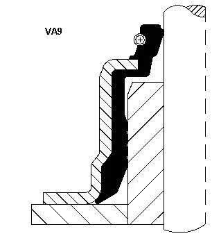 Anel de Vedação, haste da válvula CORTECO 49472886