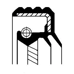 Shaft Seal, automatic transmission CORTECO 49488416