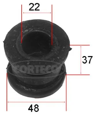 Suporte, barra estabilizadora CORTECO 80001169