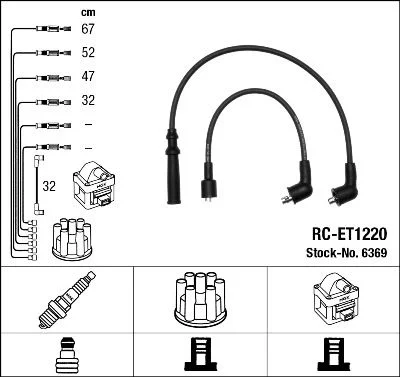 Ignition Cable Kit NGK 6369