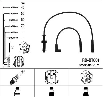 Ignition Cable Kit NGK 7371